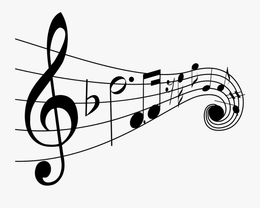 Picture - Music Notes Clipart Black And White, Transparent Clipart