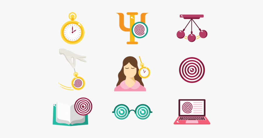 Hypnosis Icons Vector - Hypnosis Icons, Transparent Clipart
