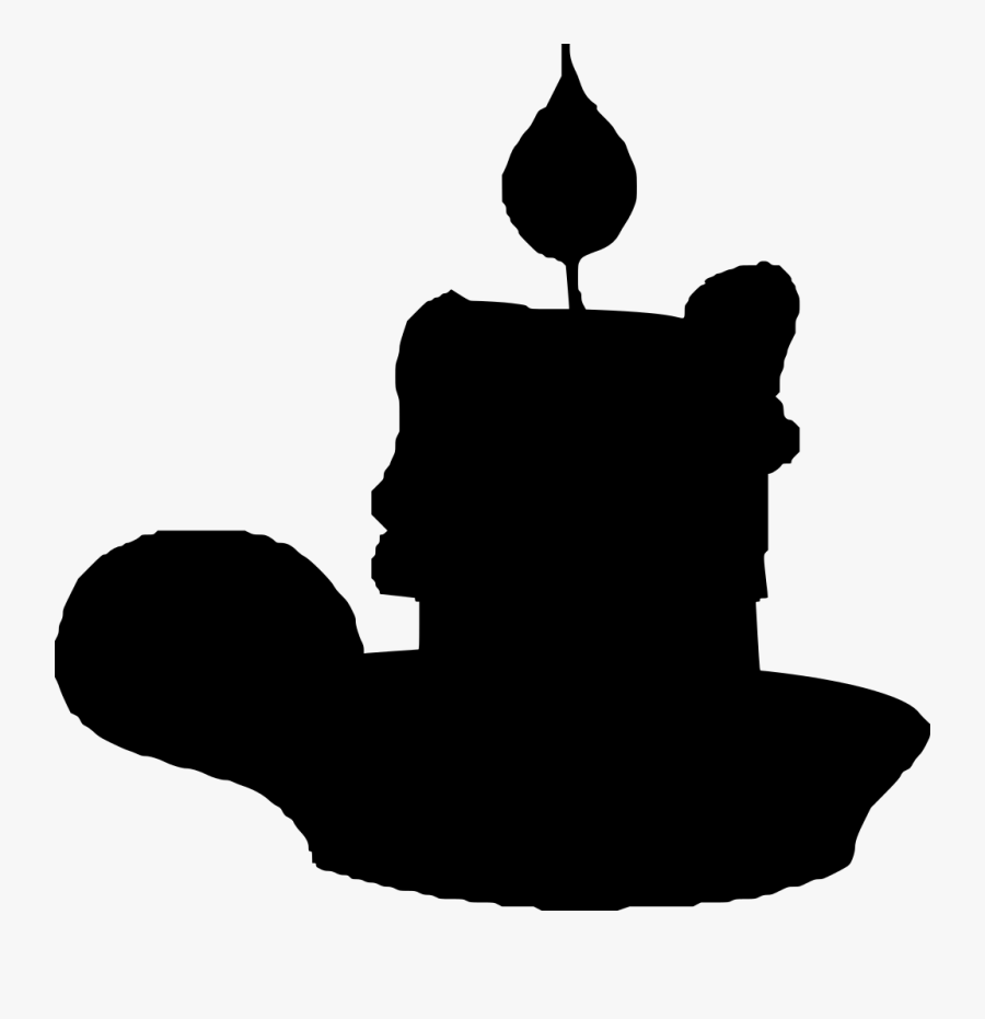 Candle Clipart , Png Download - Candle Flame Silhouette, Transparent Clipart