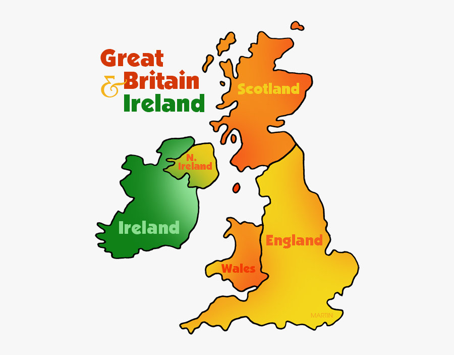 Clipart World Explorers - Map Of The British Isles Blank, Transparent Clipart