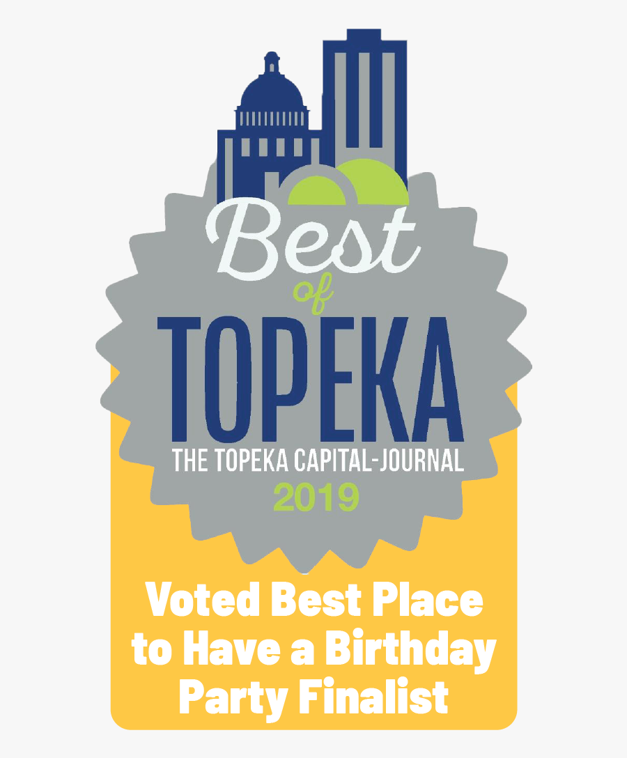 Voted Best Of Topeka Best Place To Have A Birthday - Graphic Design, Transparent Clipart