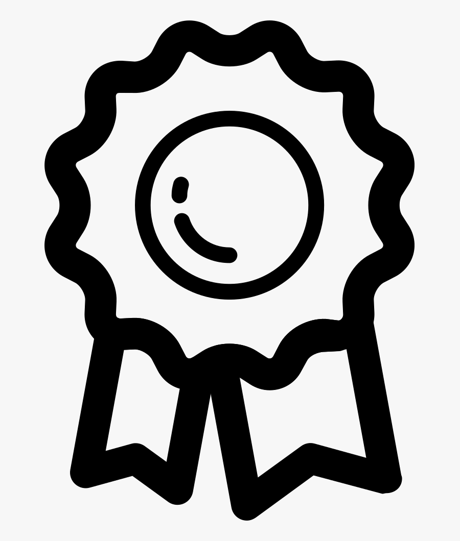 Sportive Prize Badge Outline - Prize Outline Icon Png, Transparent Clipart