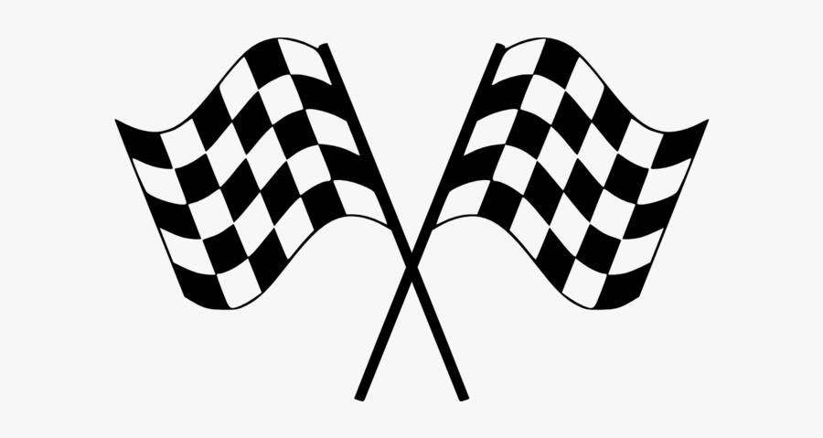 Checkered Flag Wide - Printable Checkered Flag, Transparent Clipart