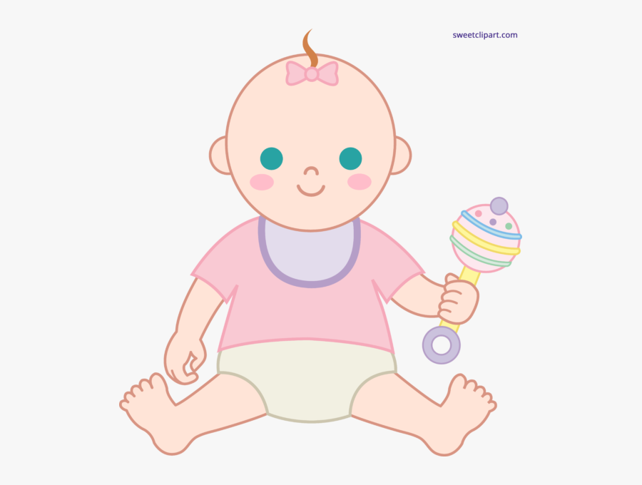 Png Free Babies Playing Clipart - Clipart Baby With Rattle, Transparent Clipart