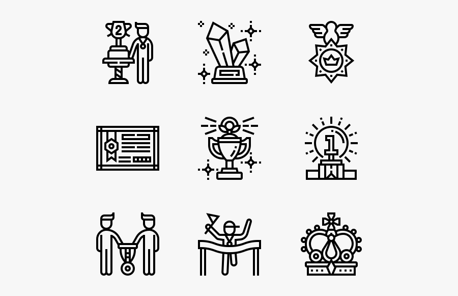Knowledge Management Icons, Transparent Clipart