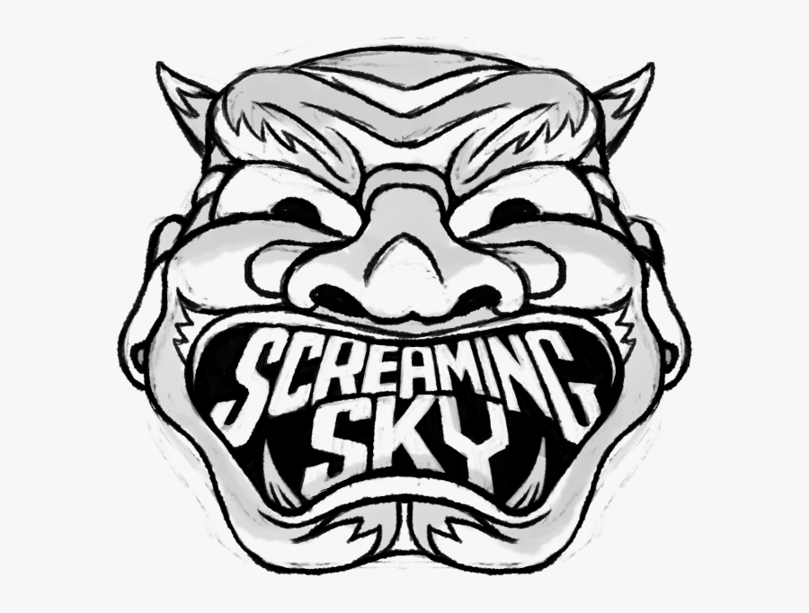 Screaming Sky Gallery Logo Design, Transparent Clipart