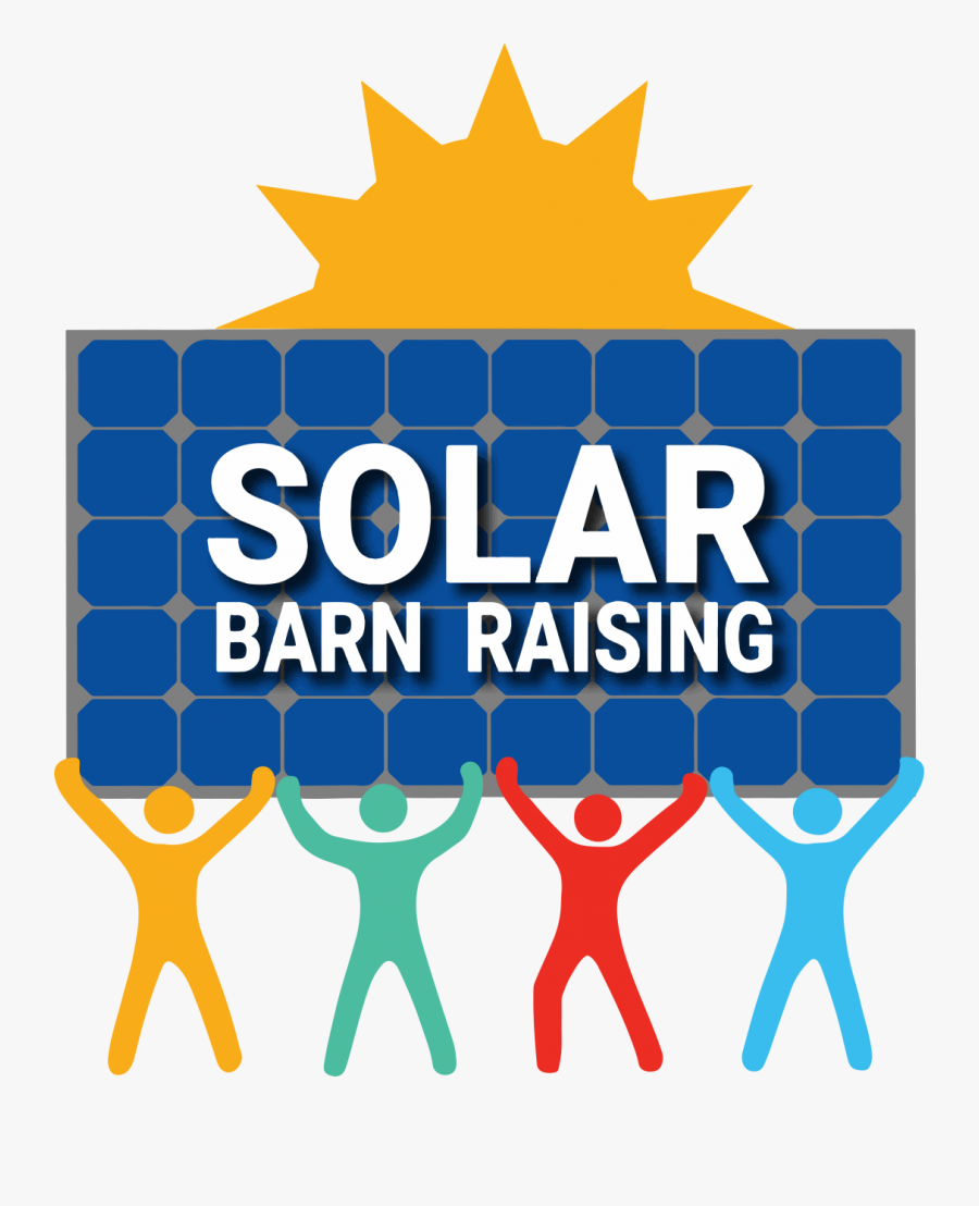 Solar Barn Raising, Transparent Clipart