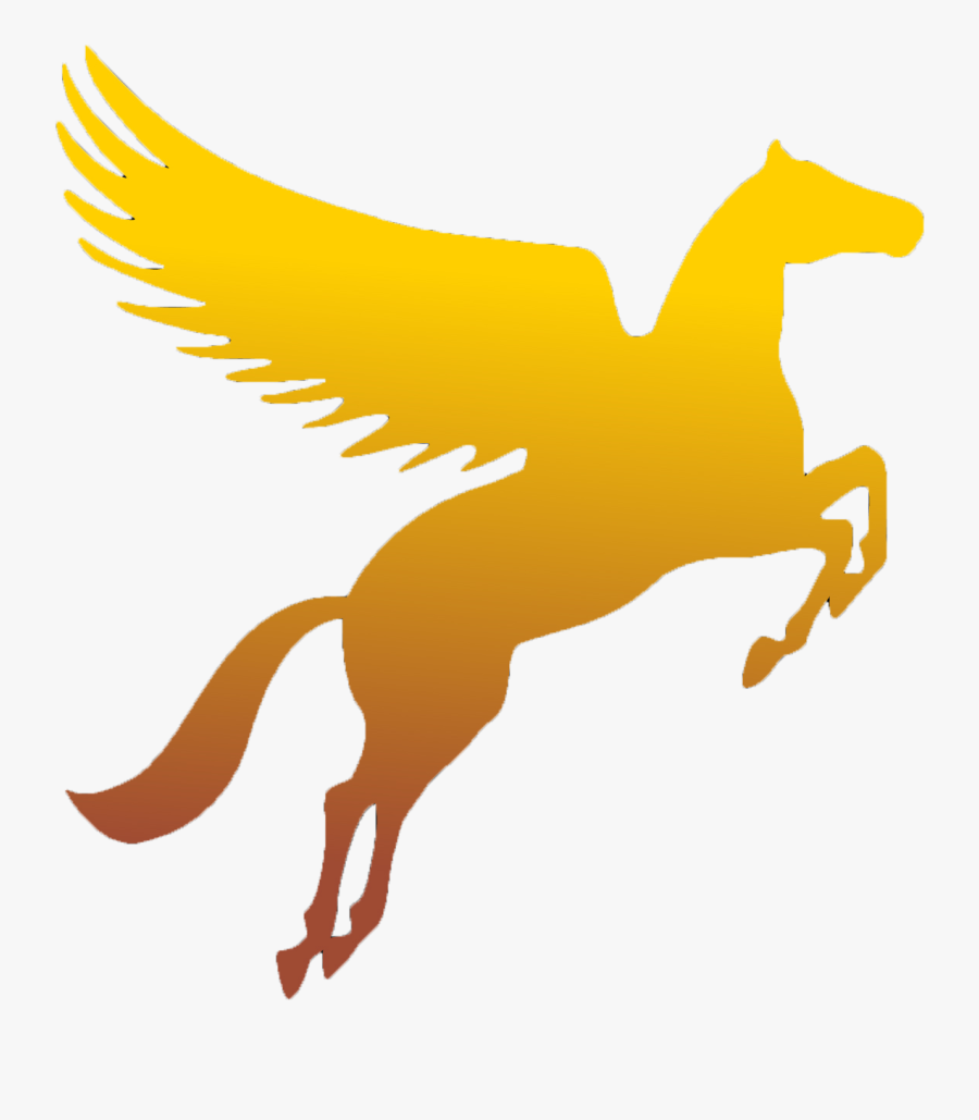 Knights Vector Horse Stencil - Pegasus, Transparent Clipart