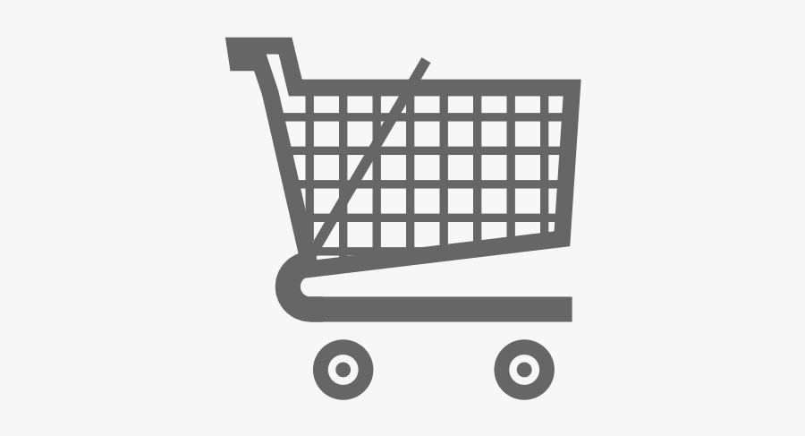 Cart Small Png Clip Arts - Gray Shopping Cart Png, Transparent Clipart