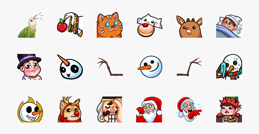 Twitch Holiday Emotes 2019, Transparent Clipart