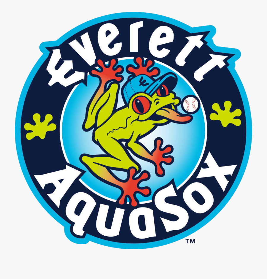 Everett Aquasox Logo, Transparent Clipart