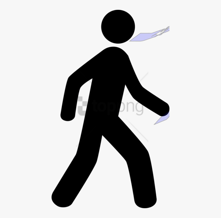 Free Png Computer Icons Walking Hiking Symbol - Person Walking Clipart, Transparent Clipart