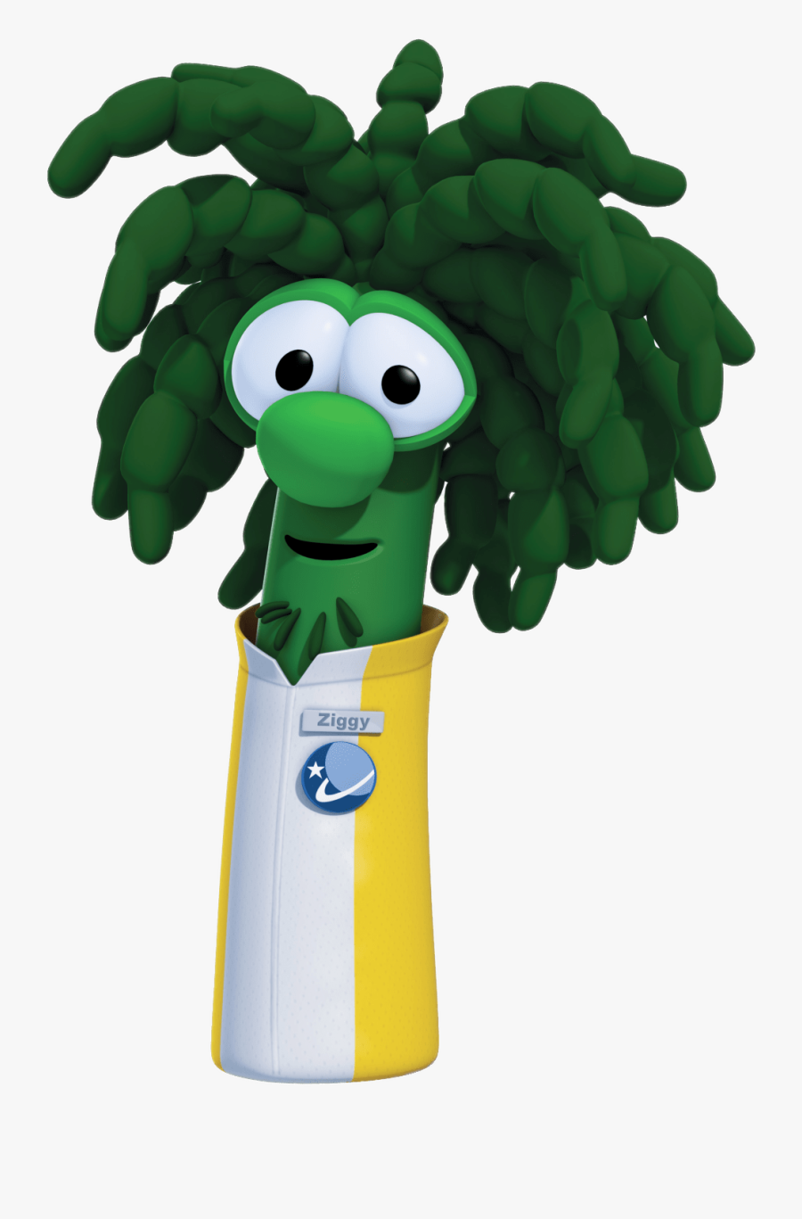 Veggietales Ziggy From Starfleet - Pirate Veggie Tales Broccoli , Free ...