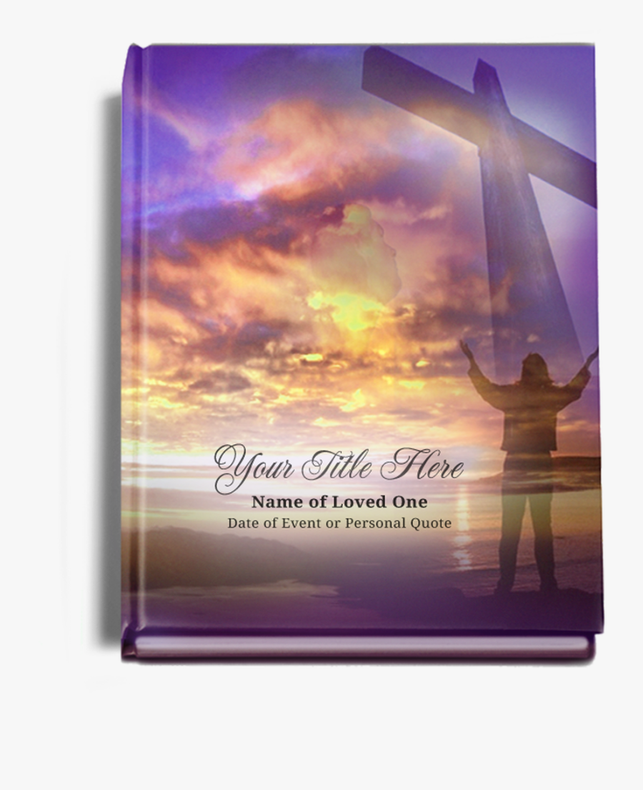 Worship Perfect Bind Memorial Guest Sign-in Book - Celebration Of Life Background, Transparent Clipart