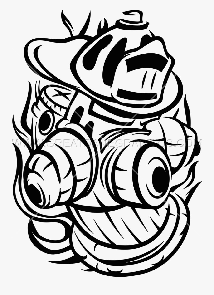 Cartoon Fire Hydrant, Transparent Clipart