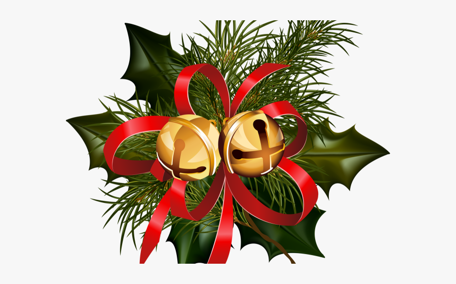 Poinsettia Clipart Vintage , Png Download - Clipart Christmas Decorations Bells, Transparent Clipart