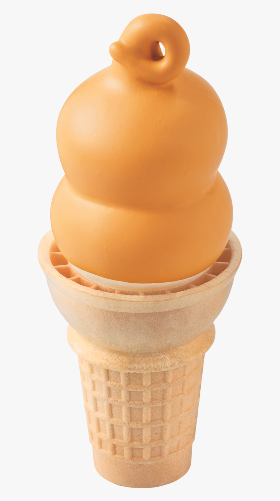Butterscotch Cone Dip - Ice Cream Cone, Transparent Clipart
