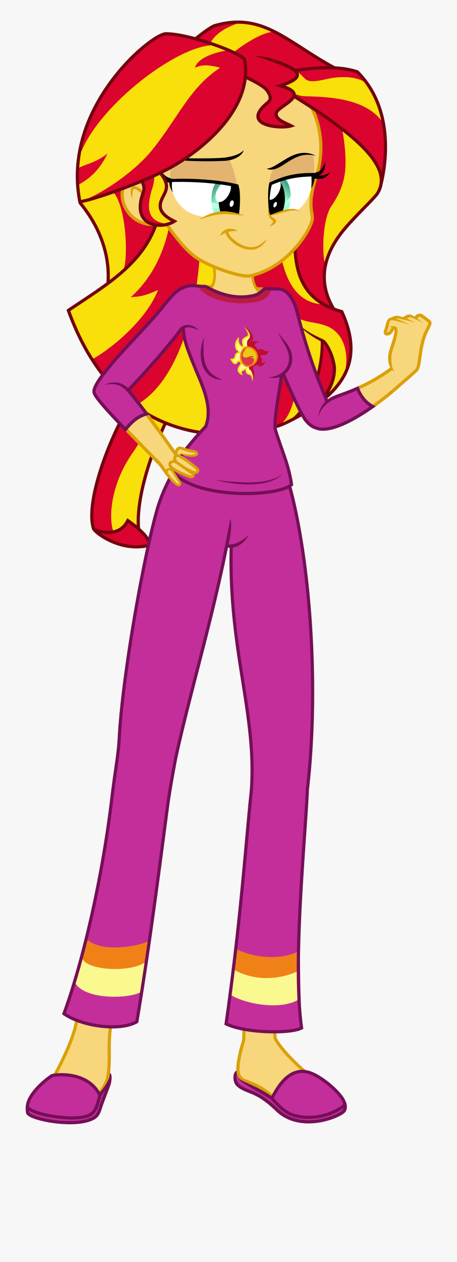 Sunset Shimmer My Little Pony Belly, Transparent Clipart