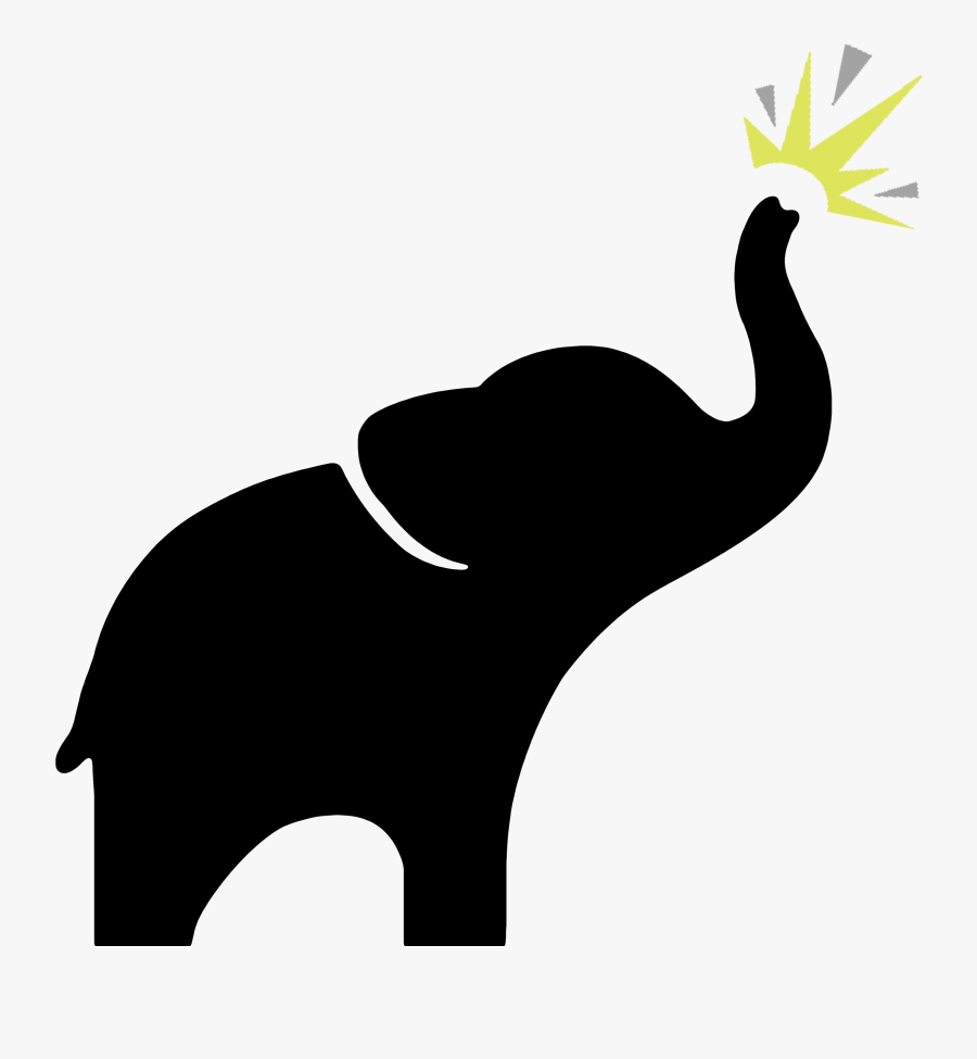 Asian Elephant Room Decal Clip Art - Elephant Logo Transparent, Transparent Clipart