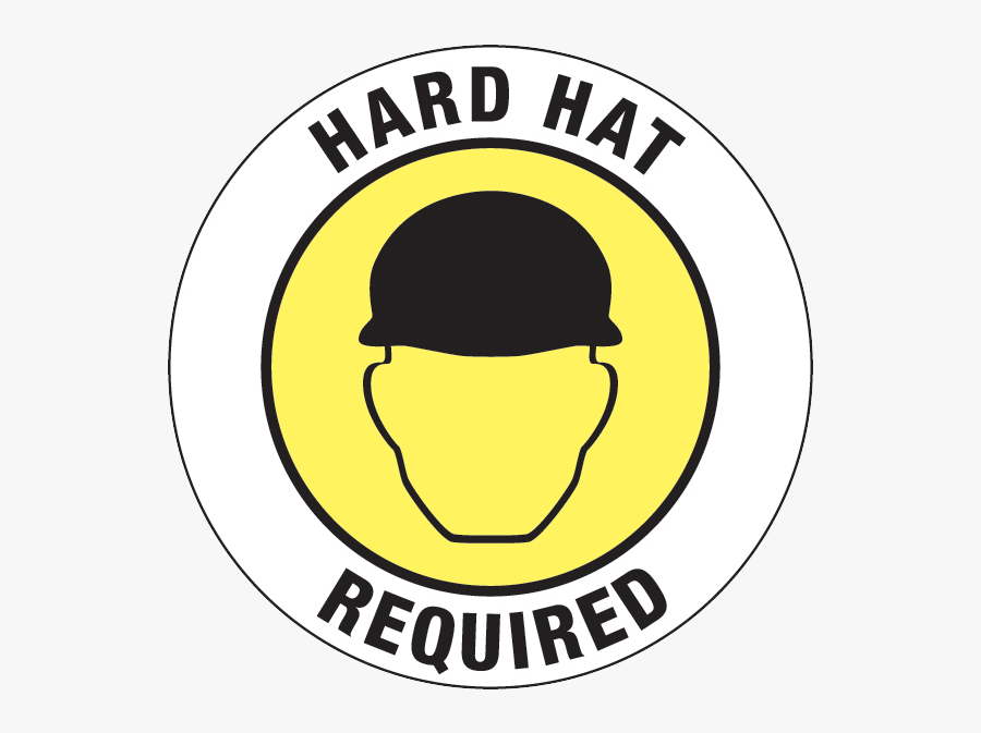 Hard Hat Graphics - Circle, Transparent Clipart