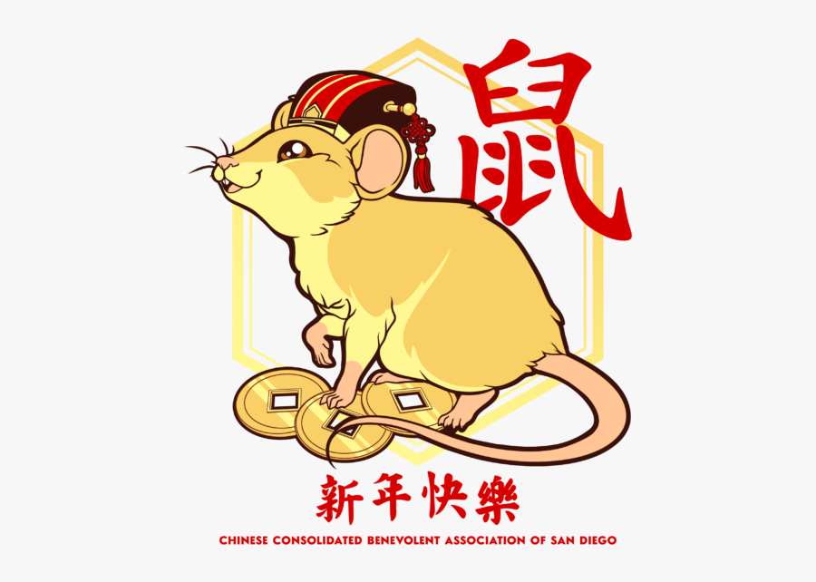 Chinese Year Of The Rat Art, Transparent Clipart