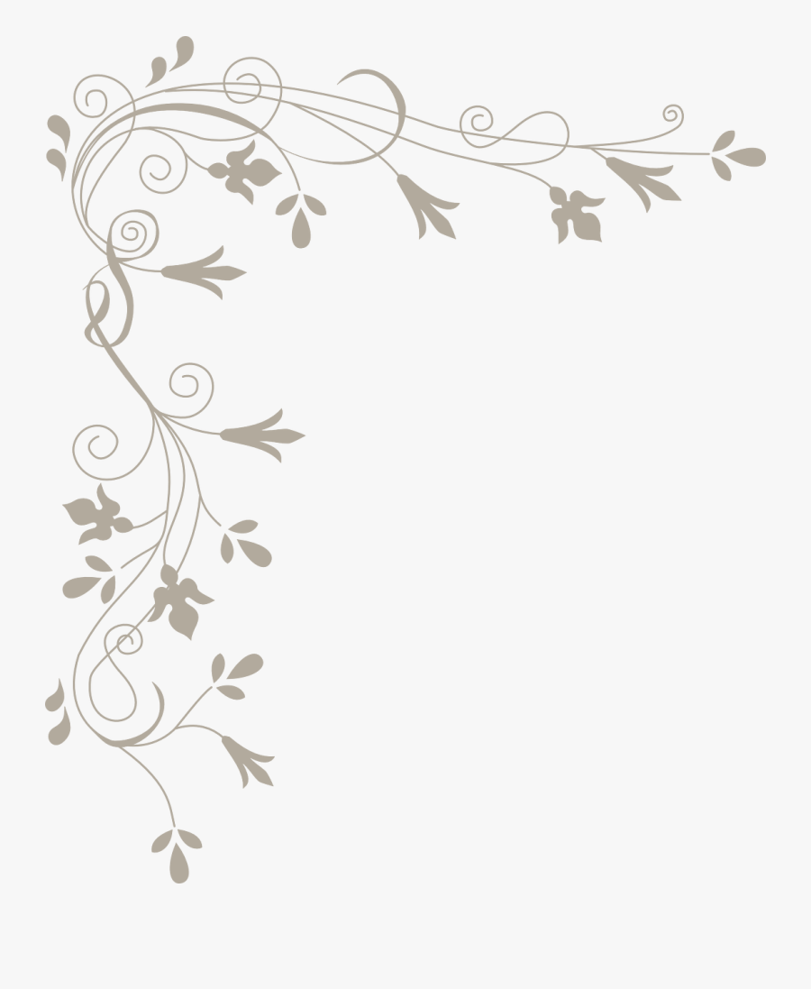 Transparent Flower Page Border, Transparent Clipart