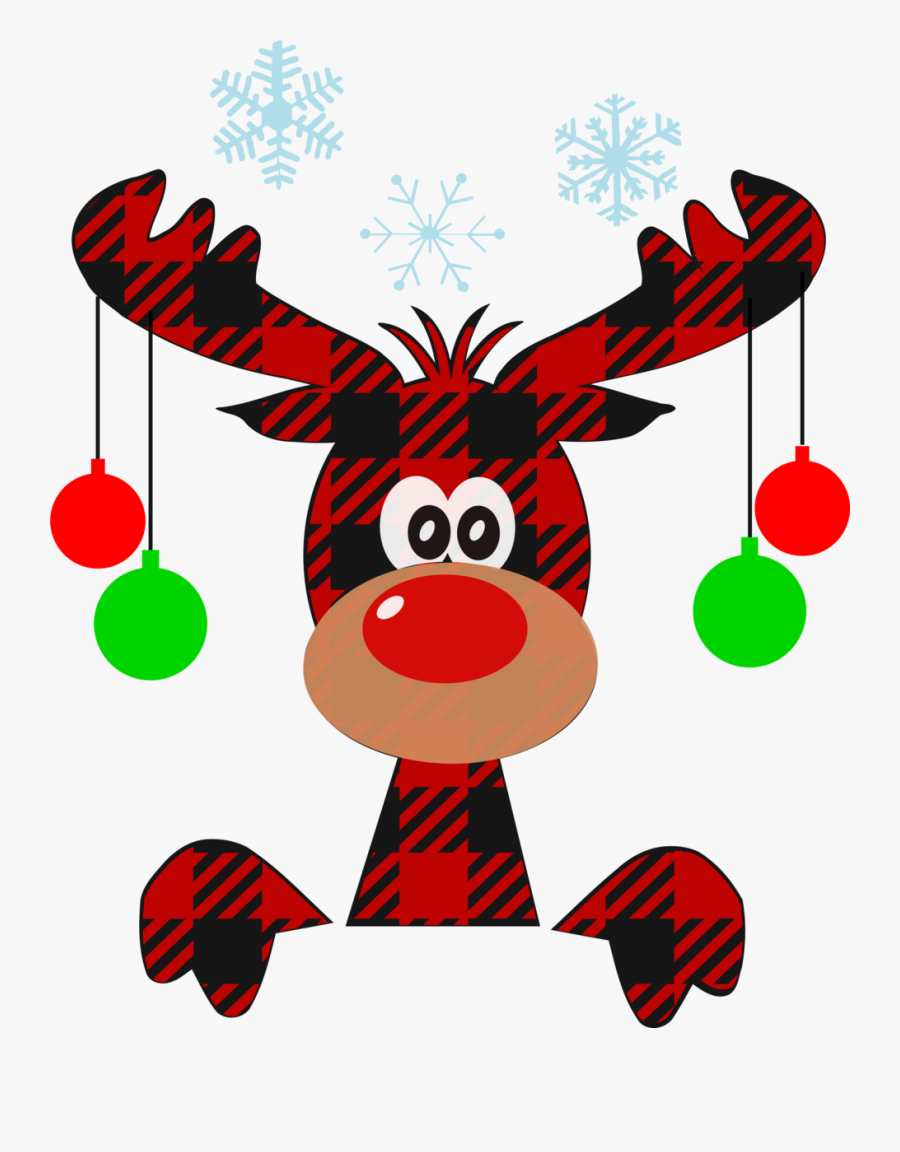 Buffalo Plaid Reindeer Svg Free Transparent Clipart Clipartkey