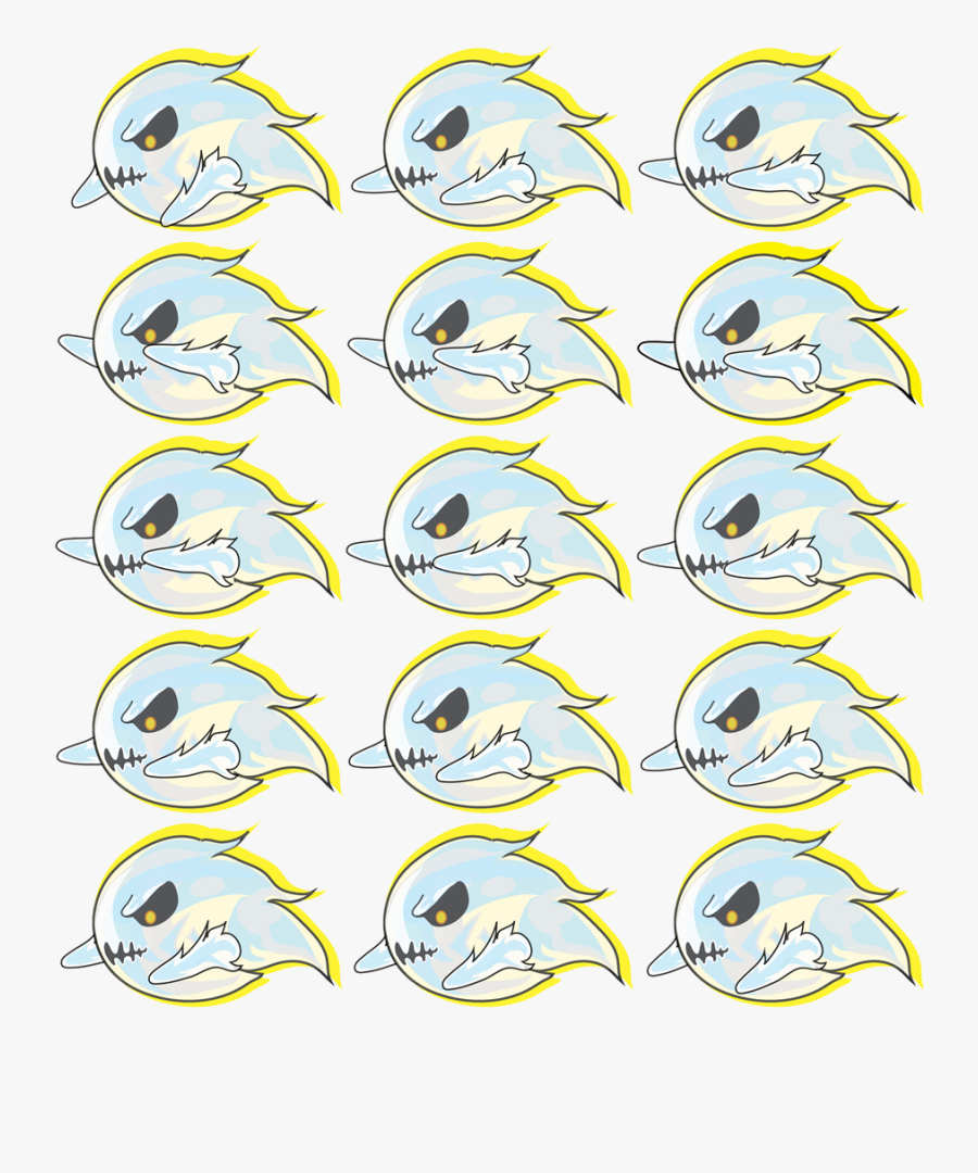 Sprite Sheet Ghost Png, Transparent Clipart