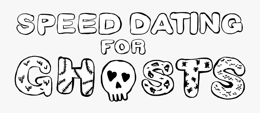 Speed Dating For Ghosts - Illustration, Transparent Clipart