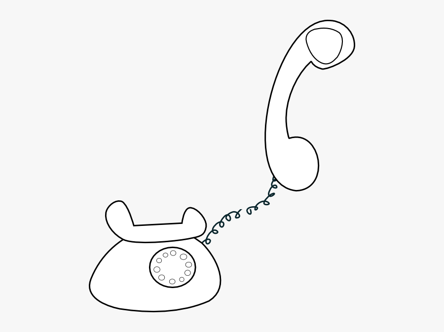 Cartoon Telephone Svg Clip Arts - Clip Art, Transparent Clipart