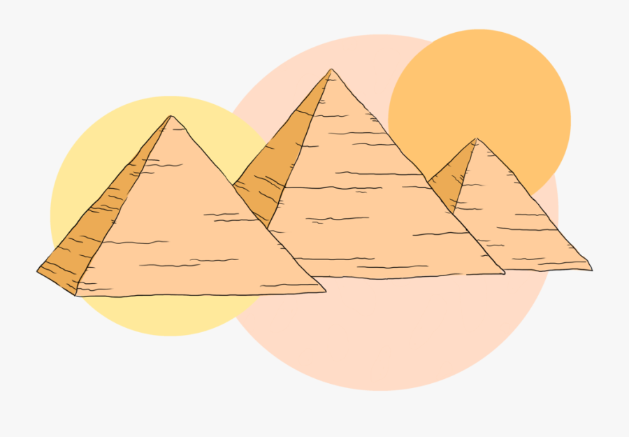 Pyramids - Illustration, Transparent Clipart