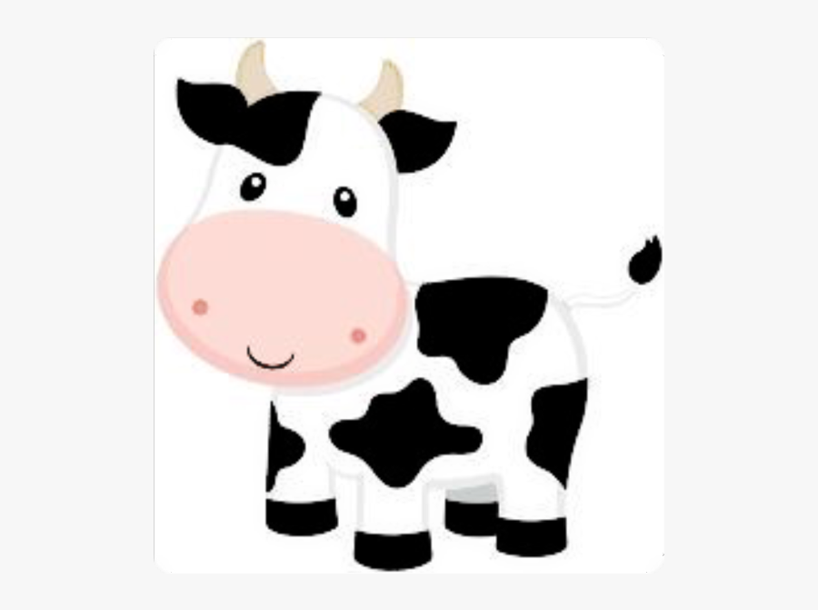 #cute #baby #cow #moo - Animales De La Granja Vaca, Transparent Clipart