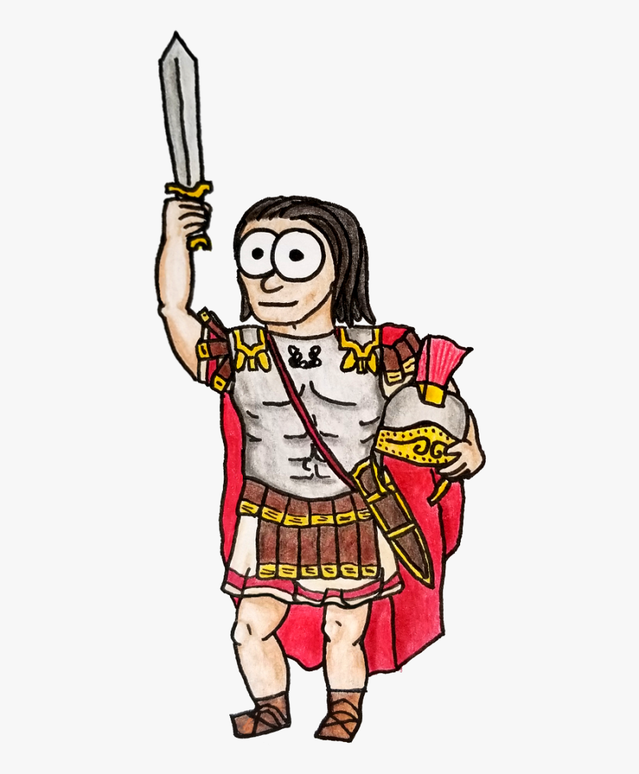 Scipio With Sword In The Air, Transparent Clipart