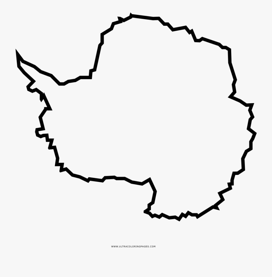 Antarctica Coloring Page - Antartida Para Colorar, Transparent Clipart