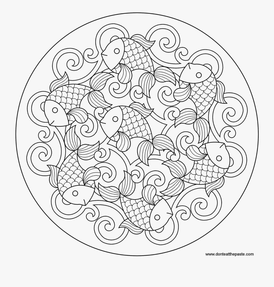 Abstract Printable Colouring, Transparent Clipart