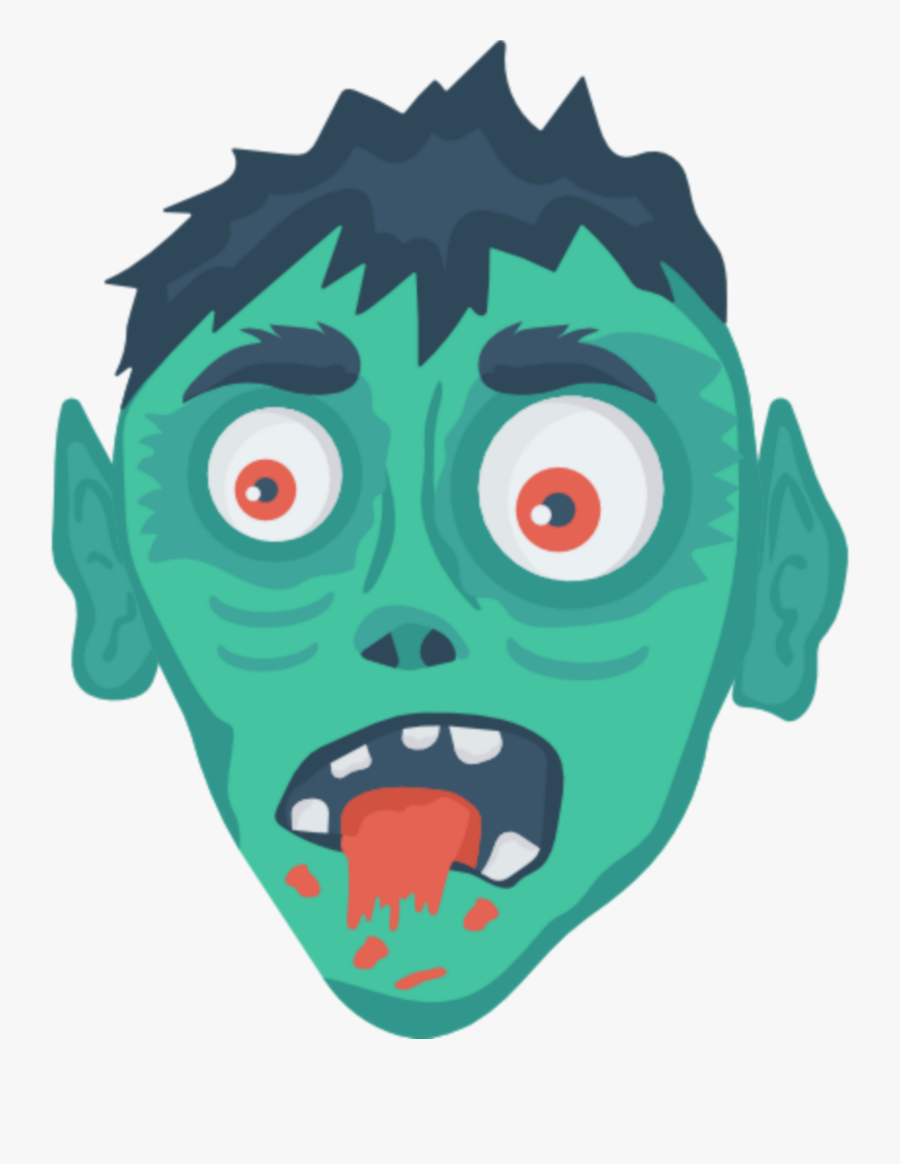 ⚪😵⚪
#ftestickers #halloween #zombie #zombieface #scary, Transparent Clipart
