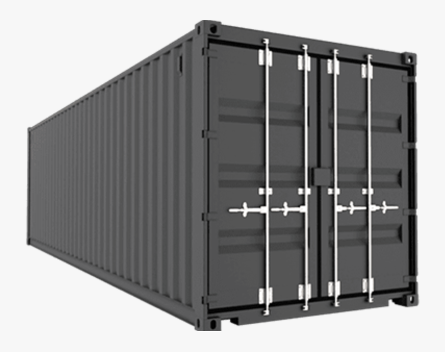 45 Feet High Cube Shipping Container Dimensions, Transparent Clipart