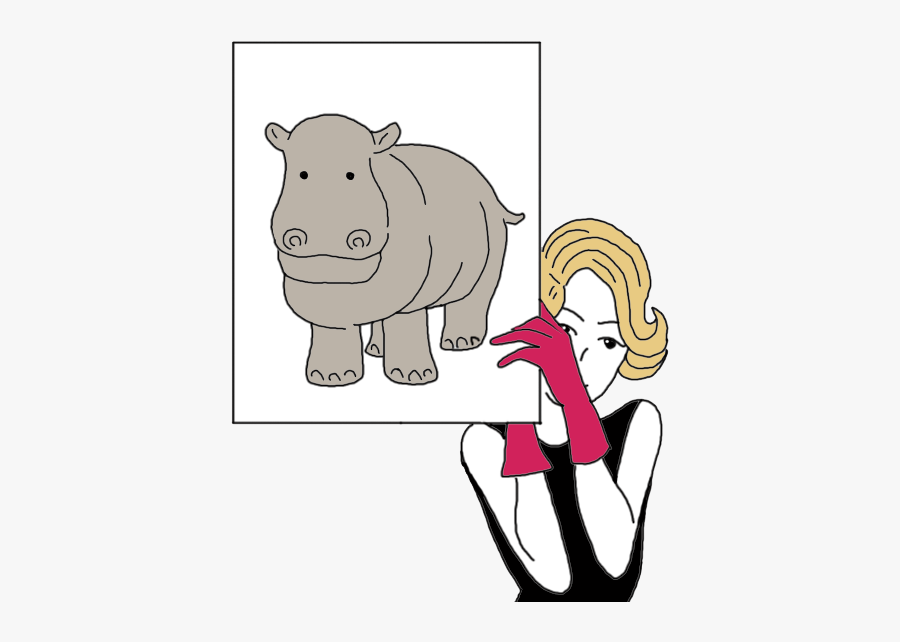 Hippo - Cartoon, Transparent Clipart