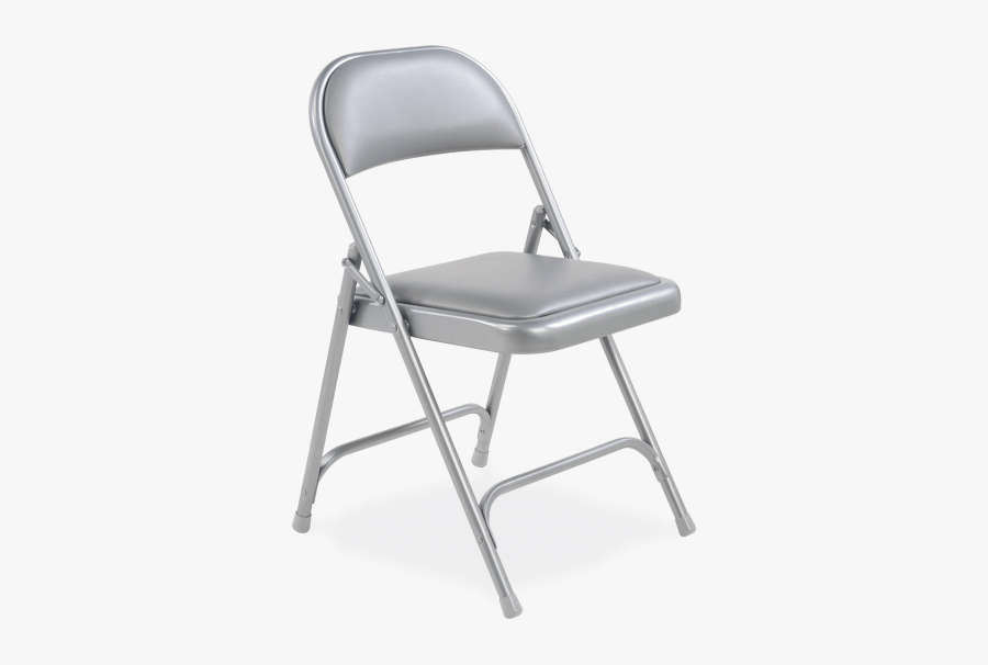 Folding Chair Free Clipart Hd - Gray Plastic Folding Chair, Transparent Clipart