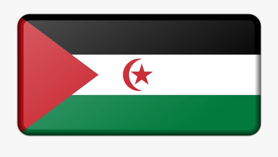 Sahrawi Arab Democratic Republic Flag - Western Sahara Flag, Transparent Clipart