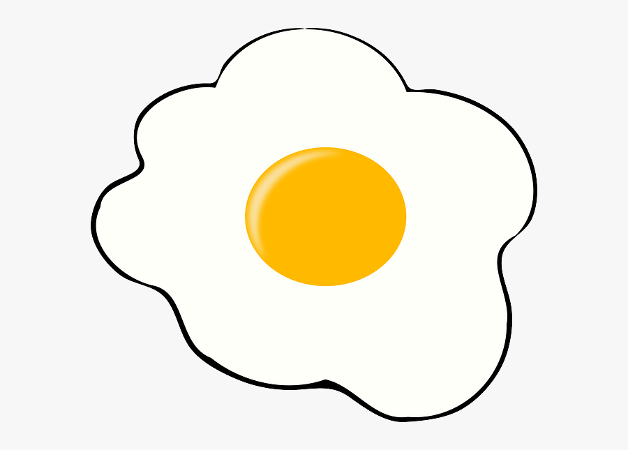 Sunny Side Up Egg Clipart, Transparent Clipart