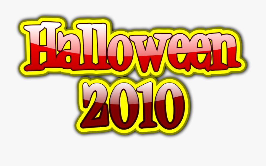 Halloween 2010 3d Svg Clip Arts - Graphics, Transparent Clipart