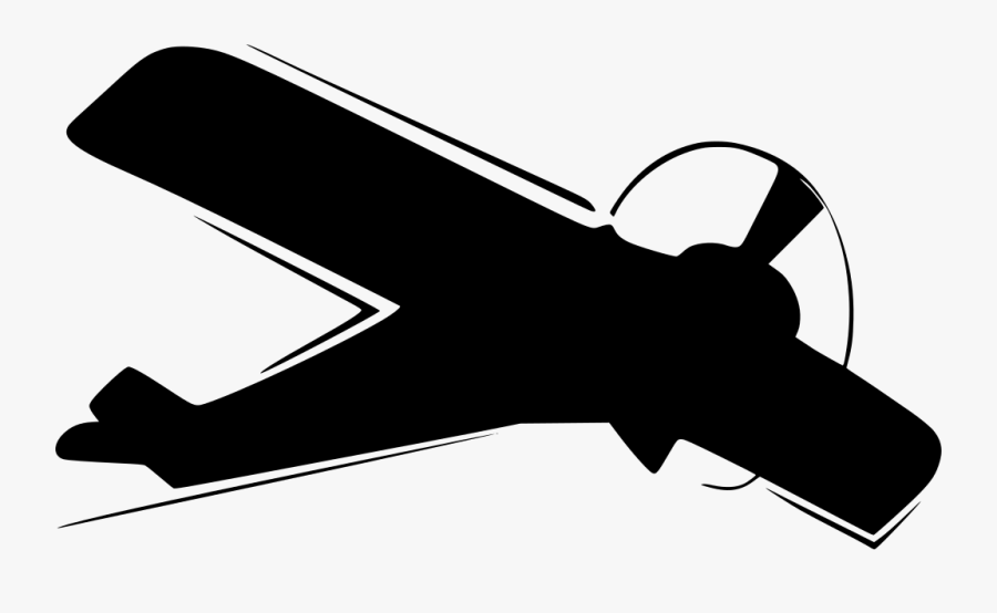 Airplane Vector Black And White Free, Transparent Clipart