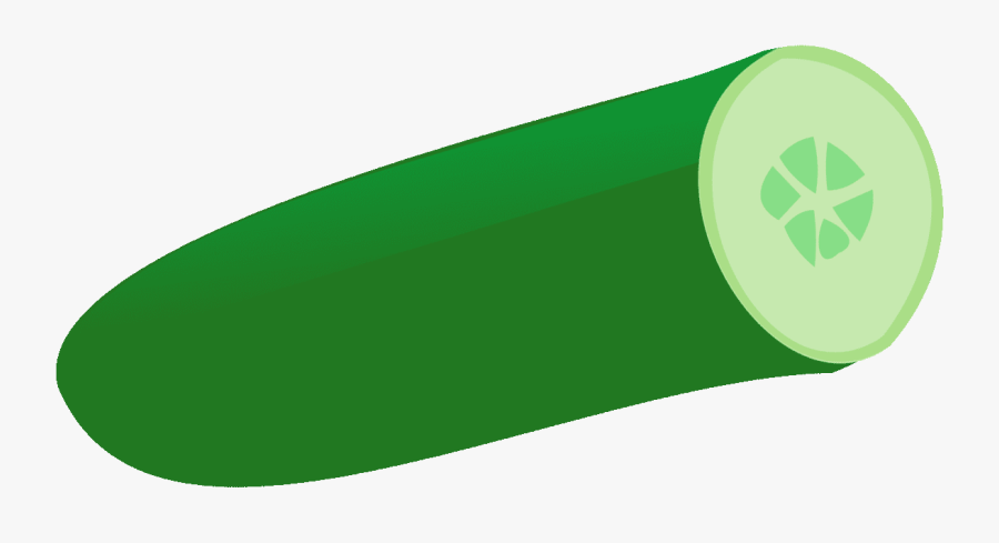 14 Cool Cucumber Free Vegetables Clipart - Cucumber Sliced Cartoon, Transparent Clipart