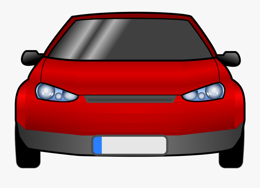 Transparent Clip Art Car - Front Facing Car Clipart, Transparent Clipart