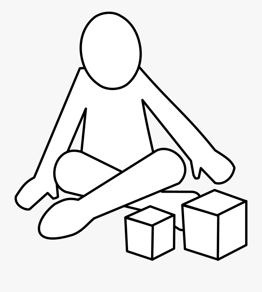 Seated Cross Legged Cartoon, Transparent Clipart