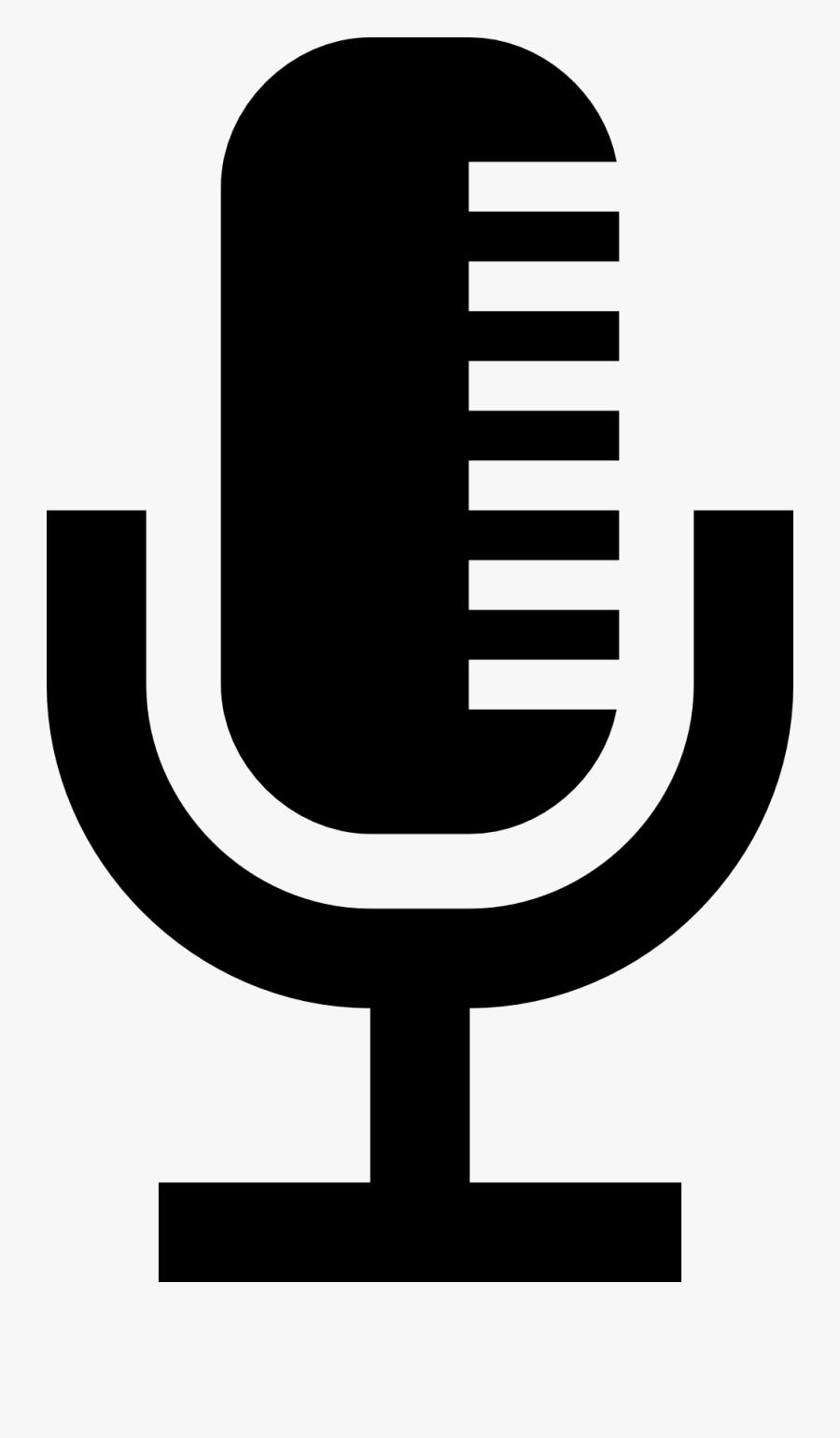 This Is The Icon - Radio Microphone Clip Art, Transparent Clipart