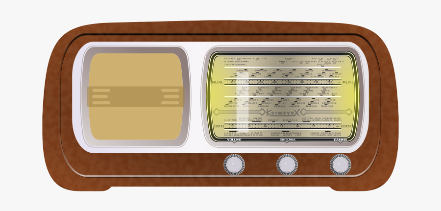 Radio - Radio From 1920s Transparent, Transparent Clipart