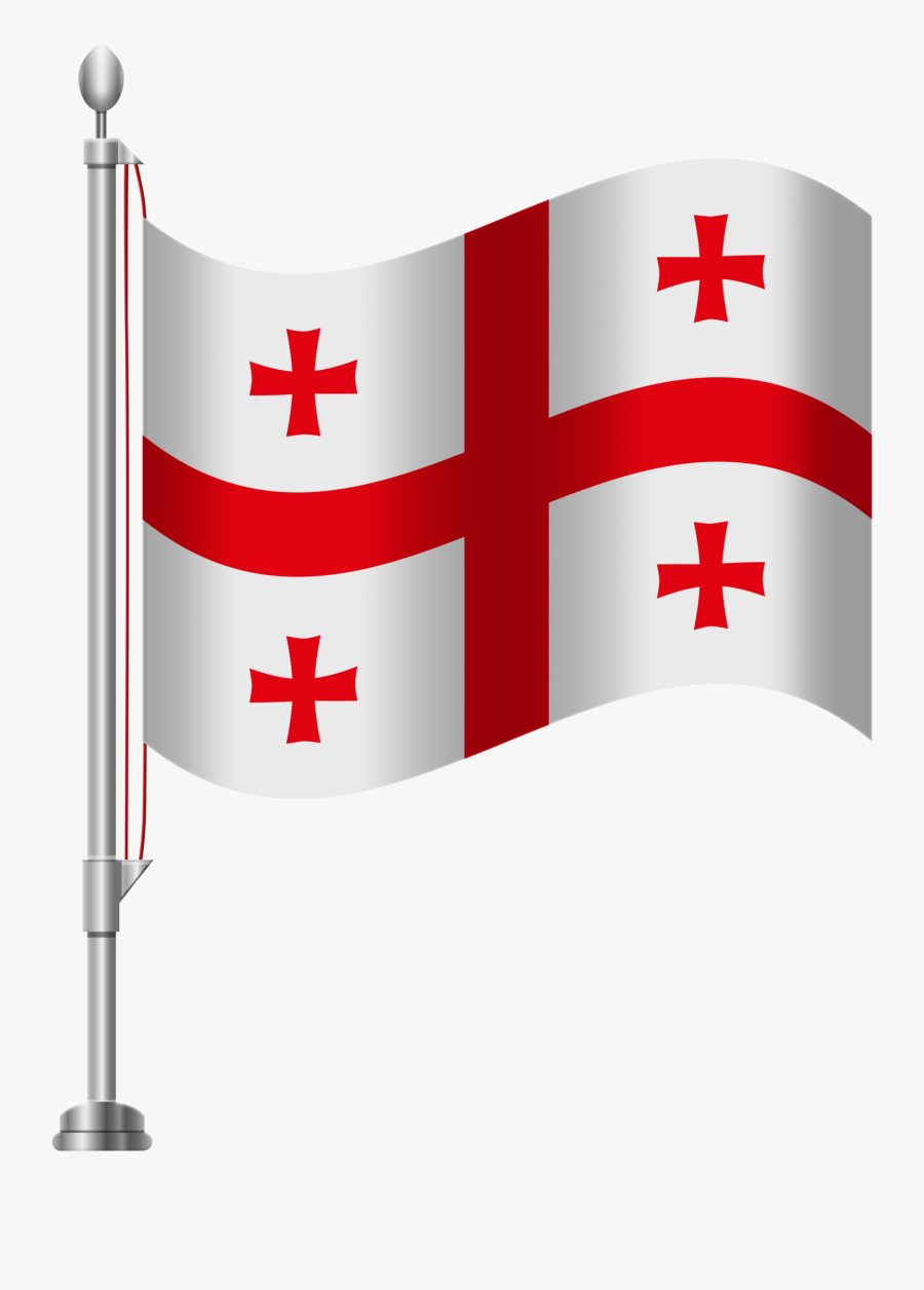 Georgia Flag Png Clip Art - Clip Art Uae Flag, Transparent Clipart