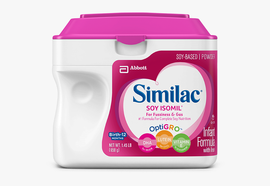 Similac Soy Isomil Formula Product For Infants - Similac Soy Isomil, Transparent Clipart